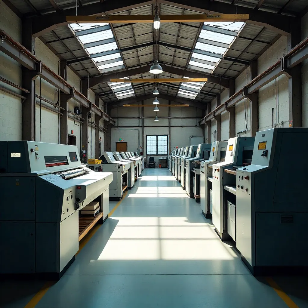 Our eco-friendly printing facility